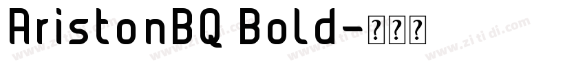 AristonBQ Bold字体转换